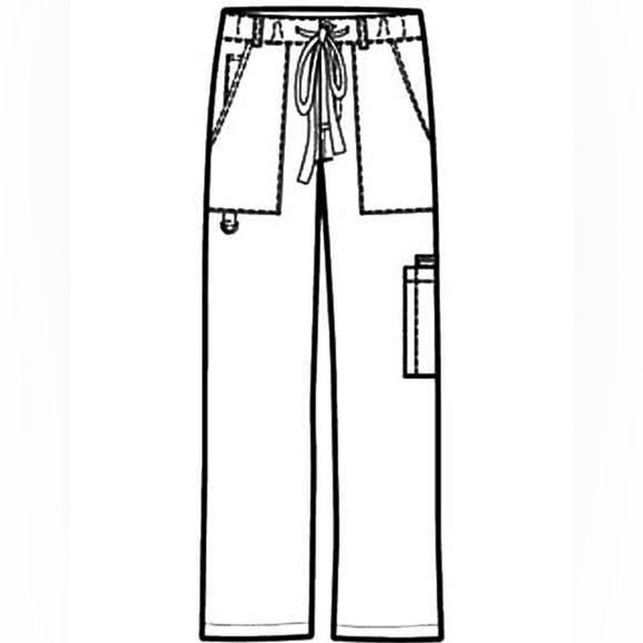 Grey's Anatomy Men Multiple Pockets Zip Fly Medical Scrub Pants- Navy - Picture 2 of 6